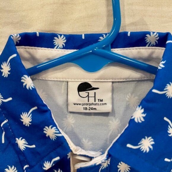 George Hats Button up Palm Shirt - Picture 3 of 3